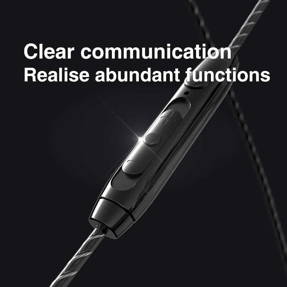 QKZ SK7 Copper Driver HiFi In Ear Wired Earphone Bass Stereo Headphone Noise Cancelling Headset Sport Earbuds 3.5MM With Mic