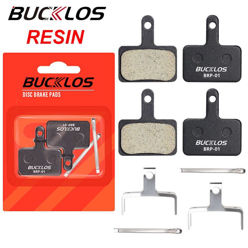 BUCKLOS Bike Resin Disc Brake Pads for SHIMANO MT200 M445 M575 MTB Brake Pad Road Mountain Bicycle Hydraulic Disc Brake Pads