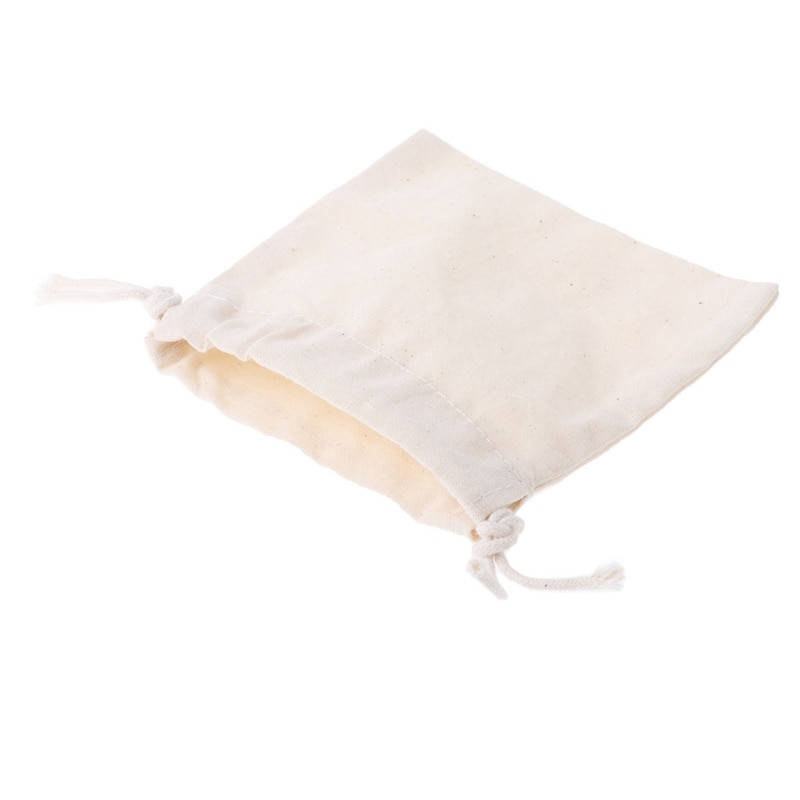 Natuurlijke katoenen trekkoordtas, opbergzak, wasgoed, kledingafwerking, trekkoordtassen, handtas