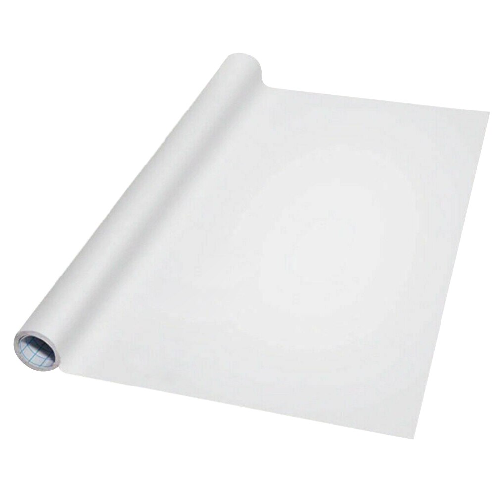 Reusable Roll Up Black/White Board Stickerboard Drawing Painting Board MDJ998: White 45cmx100cm