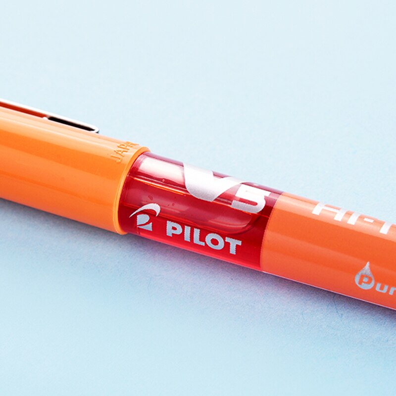 6/12 Uds piloto BX-V5 aguja completa recta bolígrafo líquido BX-V5 0,5mm gel bolígrafo multicolor de gran capacidad