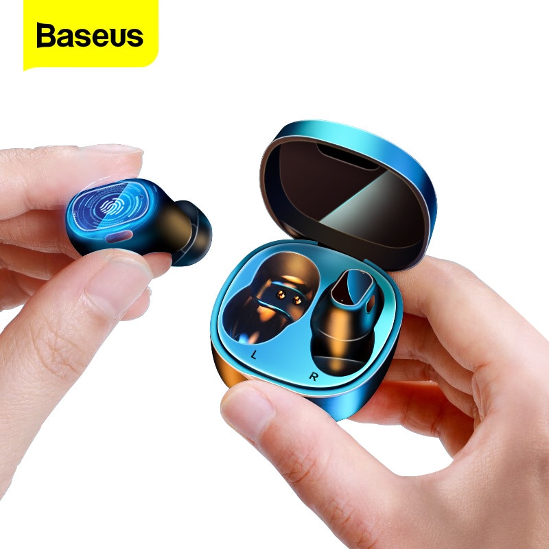 Baseus WM01 Tws Draadloze Hoofdtelefoon Mini Bluetooth Oortelefoon Echte Draadloze Oordopjes Hd Stereo Headset Voor Huawei Iphone Oordopjes