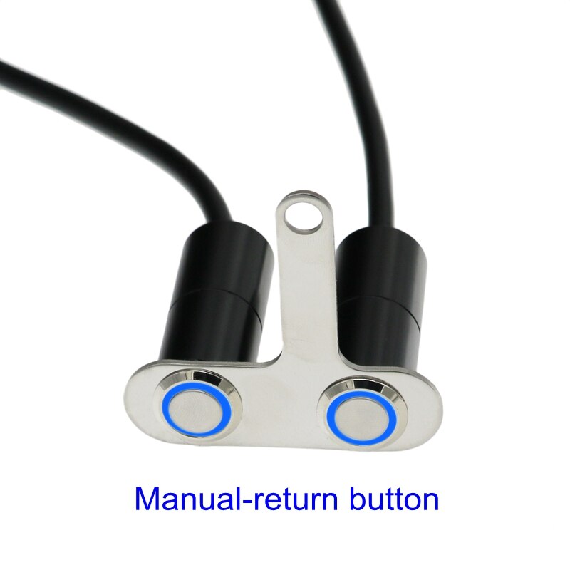 MotoLovee LED Motorcycle Switch Handlebar Adjustable Mount Waterproof ON-OFF Button For Headlight Fog Light Start Kill Switches: Bblack