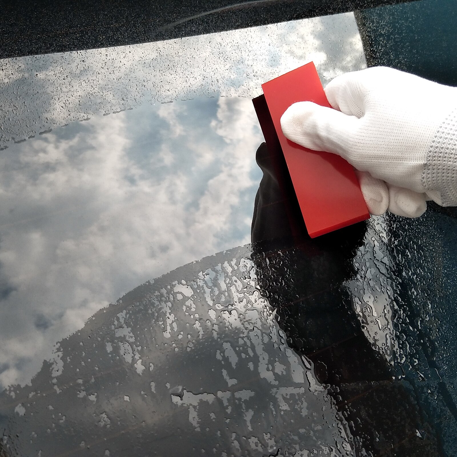 FOSHIO 6Zoll Weiche Ersatz Gummi Klinge für Fenster Farbton Rakel Auto Reinigung Werkzeug Wasser Wischer Eis Schaber Vinyl Film wickeln Klinge