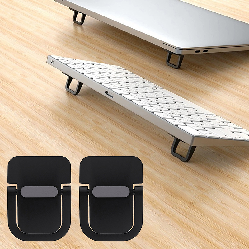 1 Pair Mini Legs For Macbook Pro Huawei Xiaomi Notebook Aluminum Base Support Tools Laptop Stand Radiator For Keyboard Holder