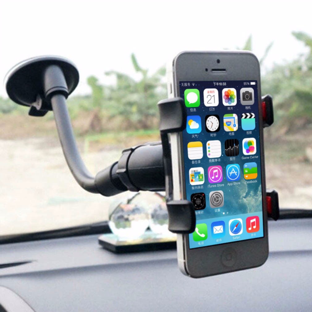 Mobiel 360 Rotating Universele Auto Voorruit Mount St Houder Voor GPS IPhone Samsung En De Meeste Smartphones Auto Styling