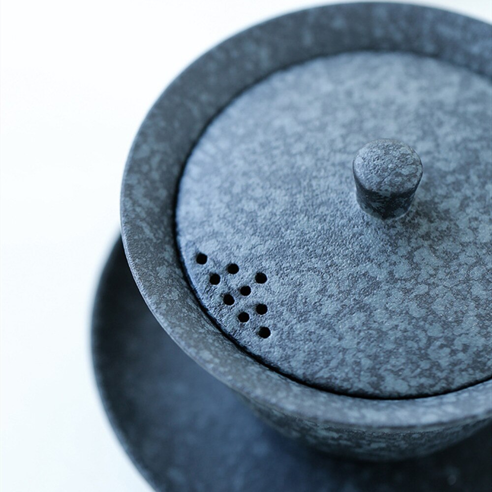 Japanese Tea Tureen Handmade retro stoneware tea maker Big Ceramic Tea Bowl