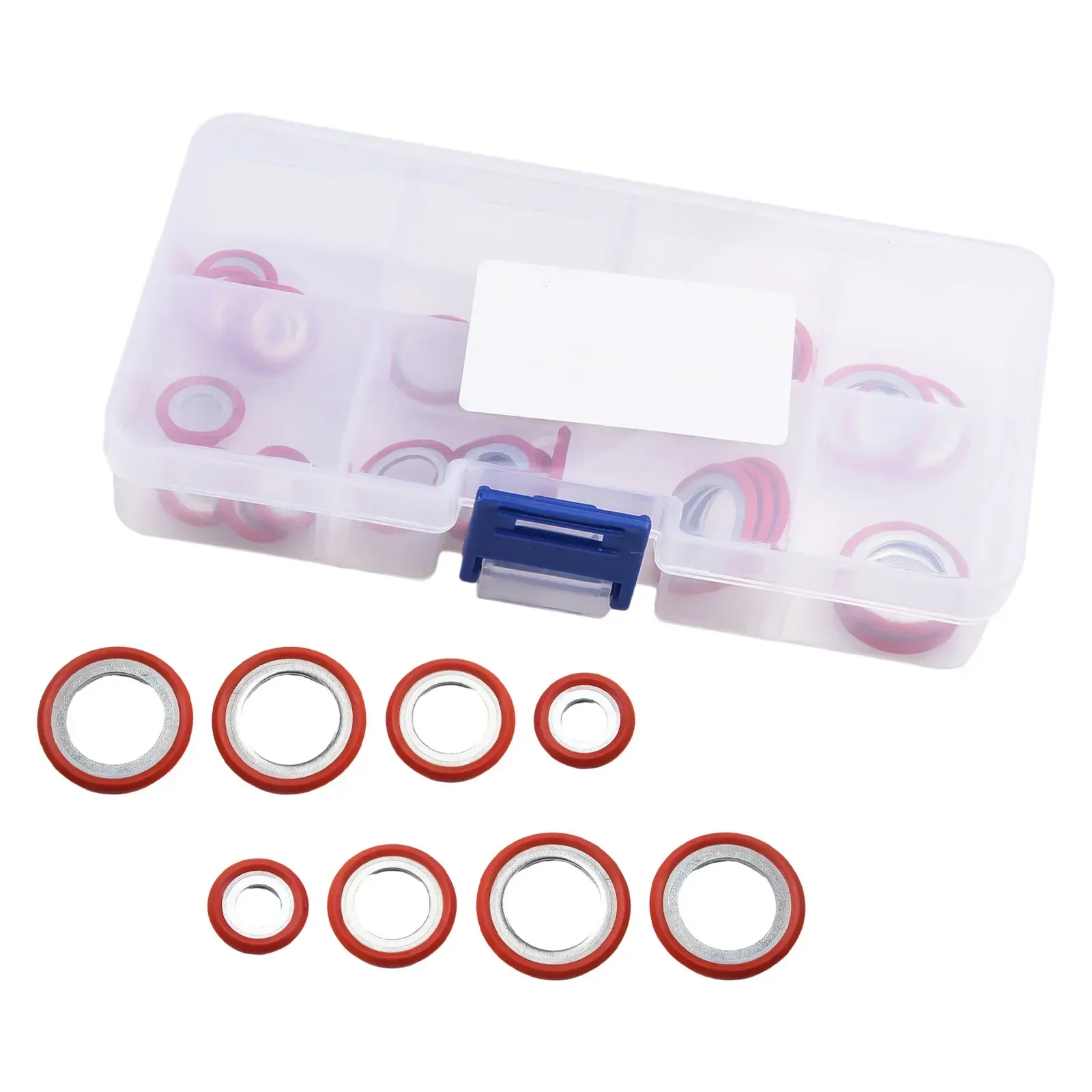 Durability Car Air Conditioning Compressor Gasket Durability Red Washers Car Air Conditioning Compressor Gasket Combination Set