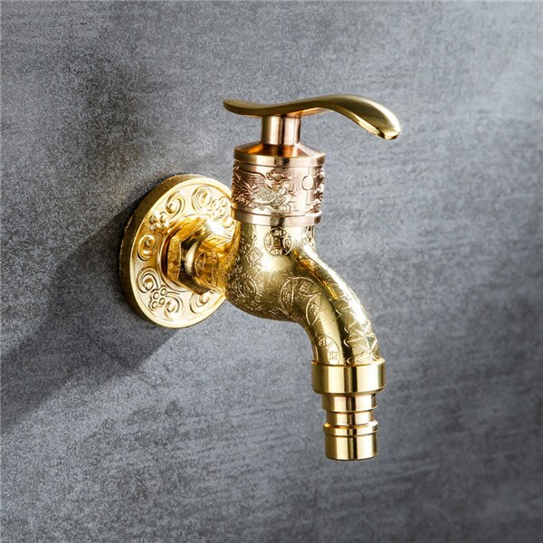 Antique Faucet Zinc Alloy Laundry Wall Mount Washing Machine Kitchen Faucet Garden Outdoor Nozzle for faucet Bathroom faucet: 2