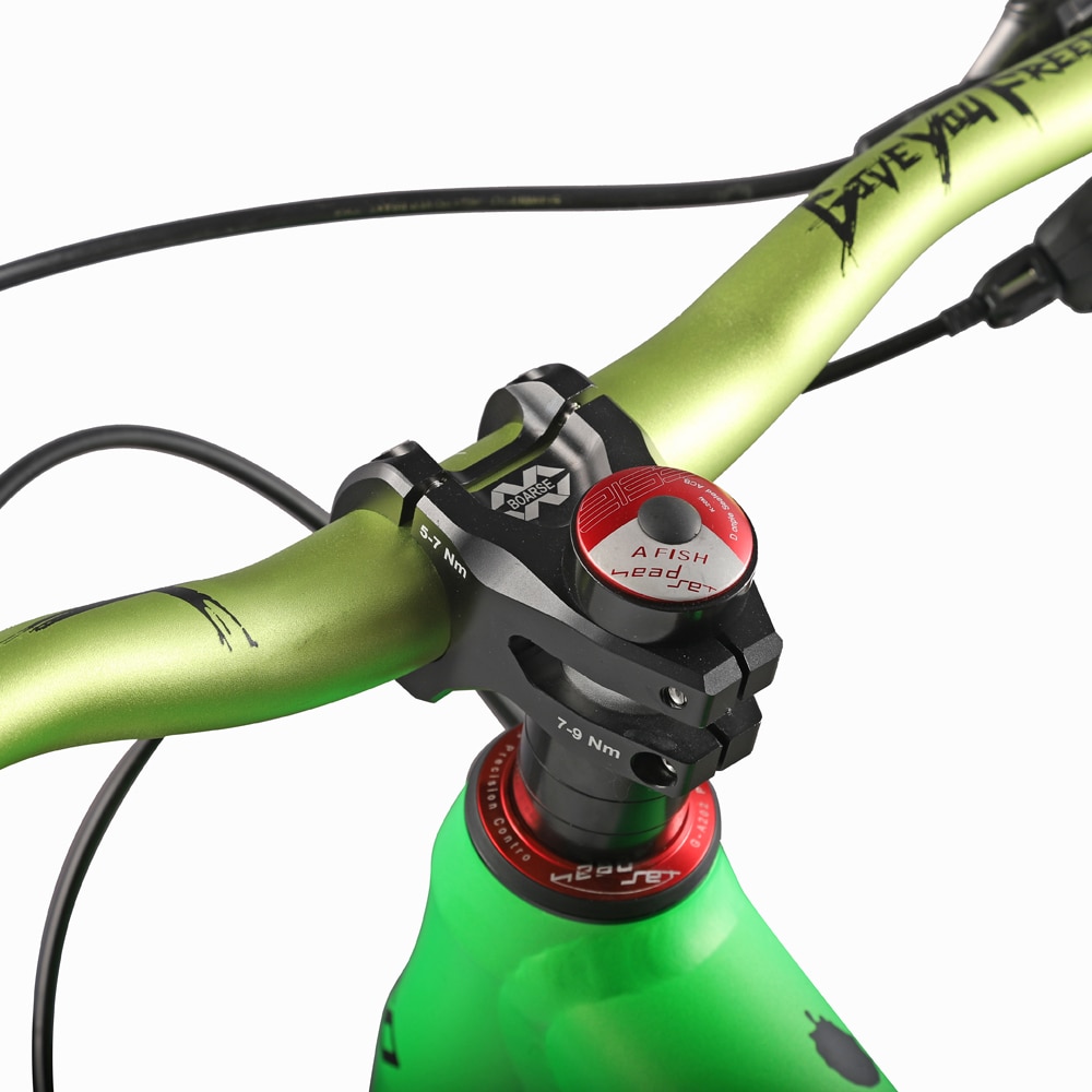 Ultralette 136g cykelstænger 31.8mm mtb mountainbike styrestang 28.6mm foran 40mm 0 graders al-legering cnc am / xc sort rød