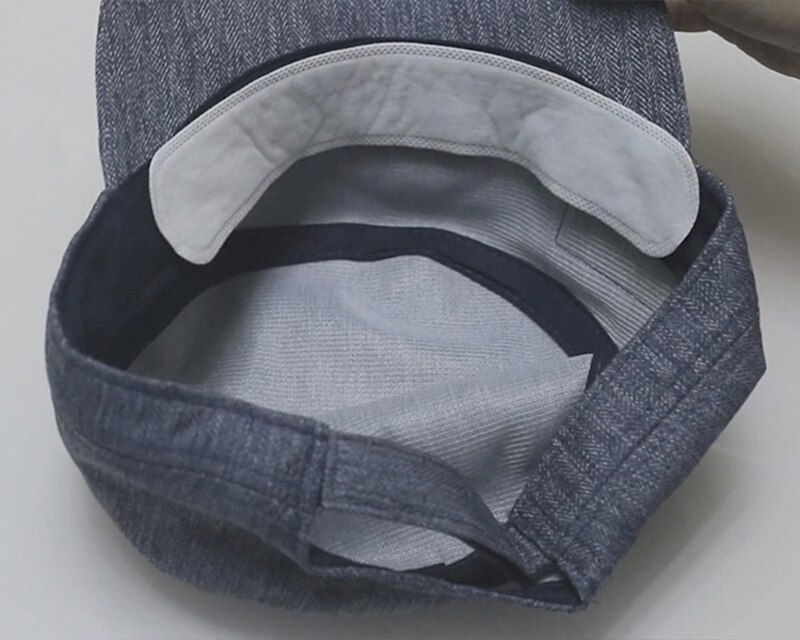 100 stk hvide sweat cap puder anti-sved engangs deodoranter klistermærker hals liner puder makeup værktøj til unisex