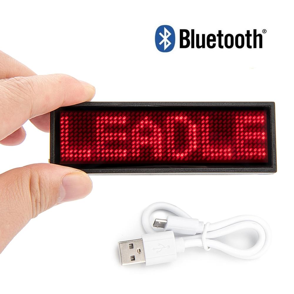 44 x 11 pixels bluetooth led navneskilt genanvendeligt prisskilt restaurant butik udstilling natklub hotel digital skiltning