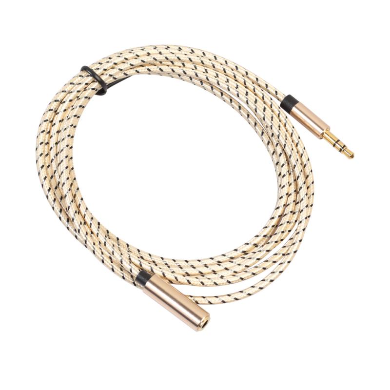 3.5mm uros-naaras aux johto 3.5 mm jack audio jatkokaapeli johto lisäkuulokkeet kuuloke kaiutin stereo audio kaapelit