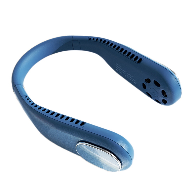 Mini leafless fan, hanging neck leafless fan, rechargeable fan, silent sports fans for home and outdoor use, portable fan