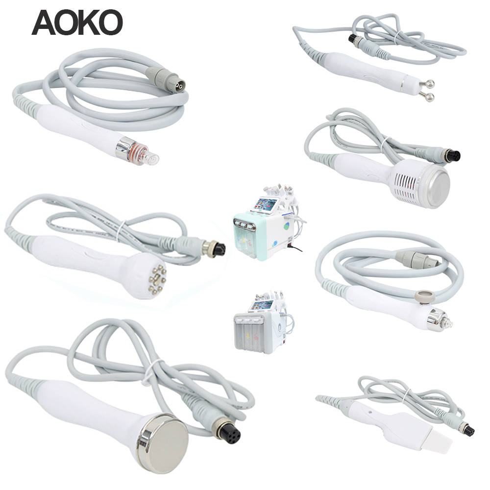 Idrogeno H2O2 Accessori per macchine per il viso di bellezza lavasciuga per la pelle ad ultrasuoni Detergente per pori sollevamento Sostituzione della sonda per la pulizia del viso