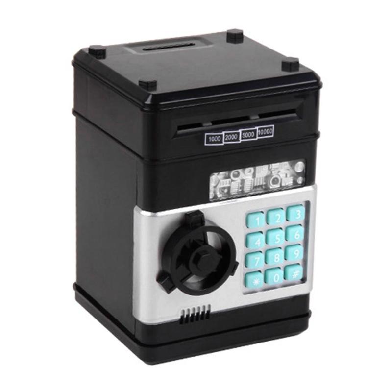 Électronique Tirelire Coffre-fort Tirelires Pour enfants Numérique Pièces Caisse D'économie Coffre-fort ATM Machine Enfant De Noël