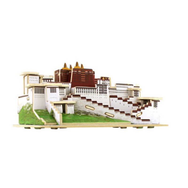 Diy Hout 3D Puzzel Speelgoed London Tower Bridge Puzzel 3D Modellen Educatief Speelgoed Kinderen Speelgoed Gebouw Model