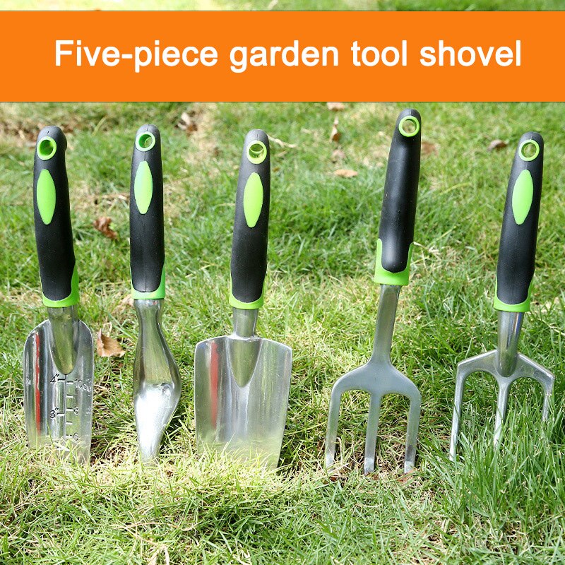 Hand Weeding Tools Alluminum Alloy Fork Shovel Rake Weeder Transplanting Digging Tools Garden Planting Tools BV789