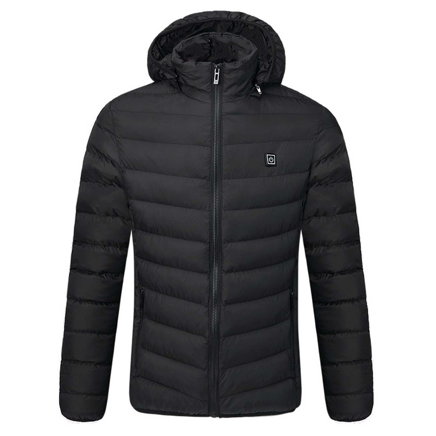 Chaqueta térmica eléctrica de manga larga para hombre y mujer, abrigo térmico con USB para exteriores, ropa térmica y Flexible para invierno, para pesca, senderismo, Unisex: XXXL