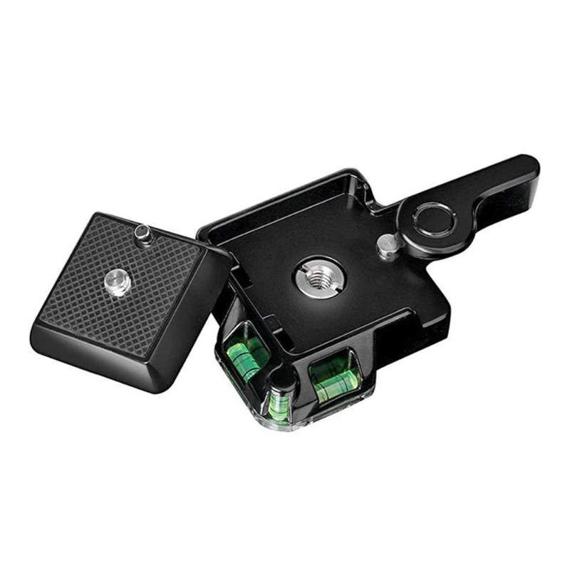 Quick Release Plate Platform Mount Base Camcorder Tripod Monopod Ball Head for DSLR Camera QR40 1/4,3/8 Screw