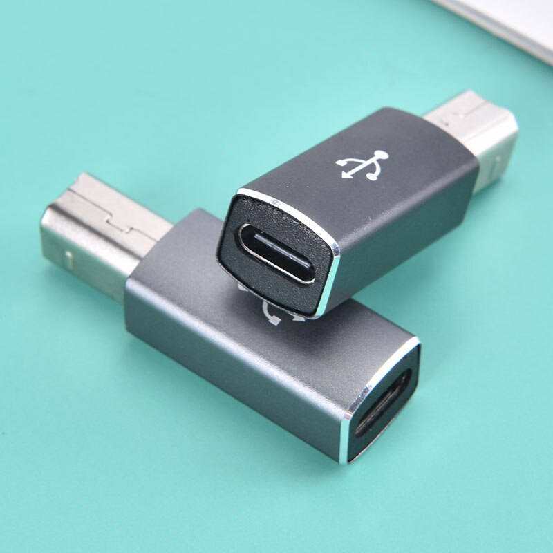 USB Typ C Frau Zu USB B Männlich Adapter Elektronische Trommel Drucker Klavier C Weibliche Zu Midi- Adapter Schnittstelle Adapter gerade Ellenbogen