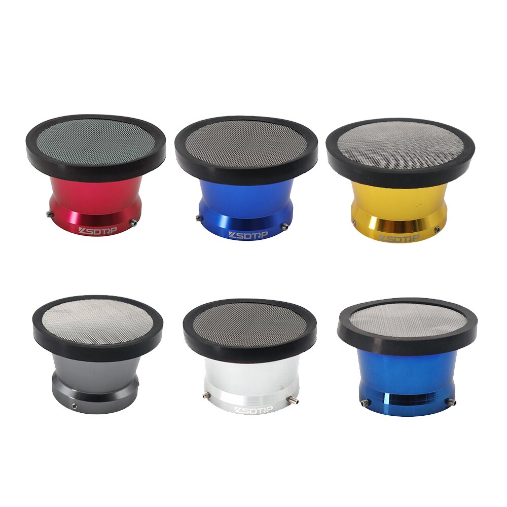 SCL Racing 50mm Motorcycle Air Filter Cup Wind Horn Cup With Rubber Mesh For PWK21 24 26 28 30mm PE28 30mm Carb