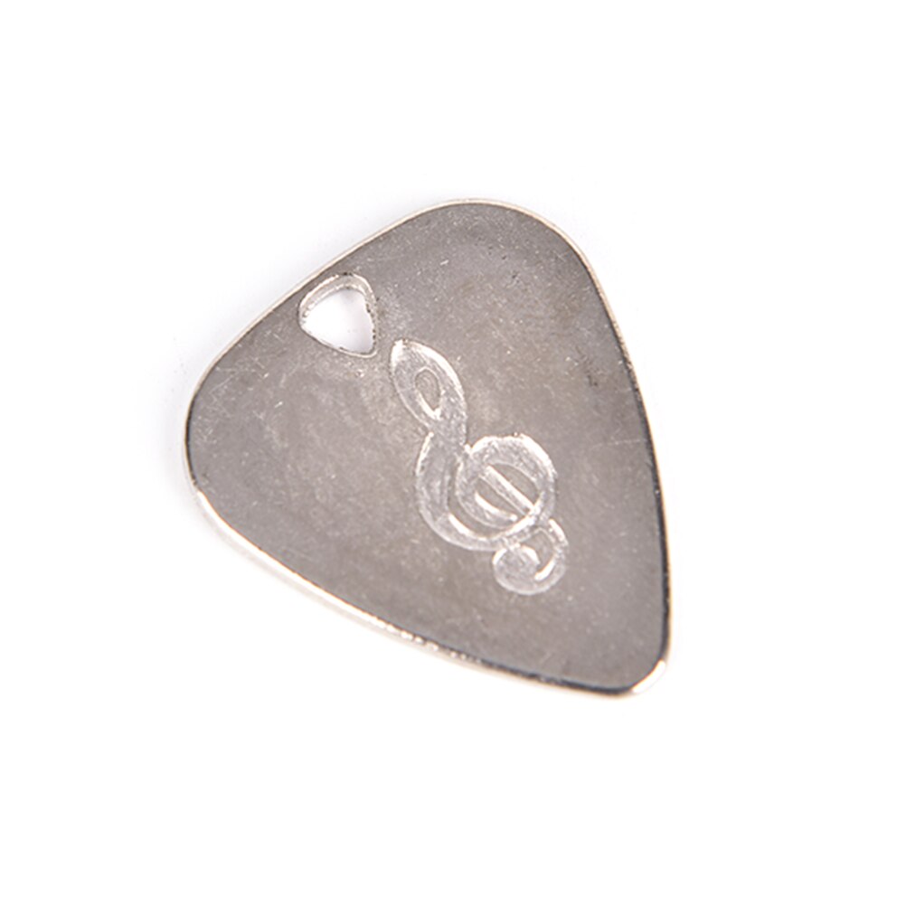 IRIN 1Pc in Metallo in Acciaio Inox Plettri Incistano Spessore Basso Elettrico Chitarra Ballata Chitarra Acustica ukulele Pendente scegliere: Argento