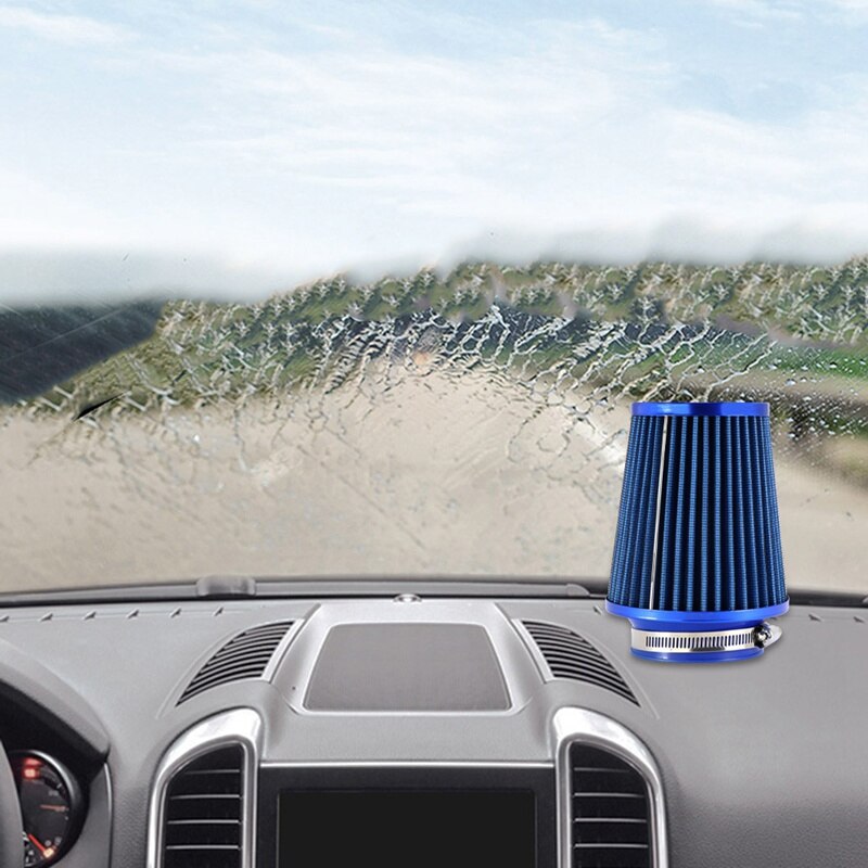 Universal Car Vehicle Intake Air Filter Performance High Flow Cold Intake Induction Kit Sport Power Mesh Cone Car Accessories