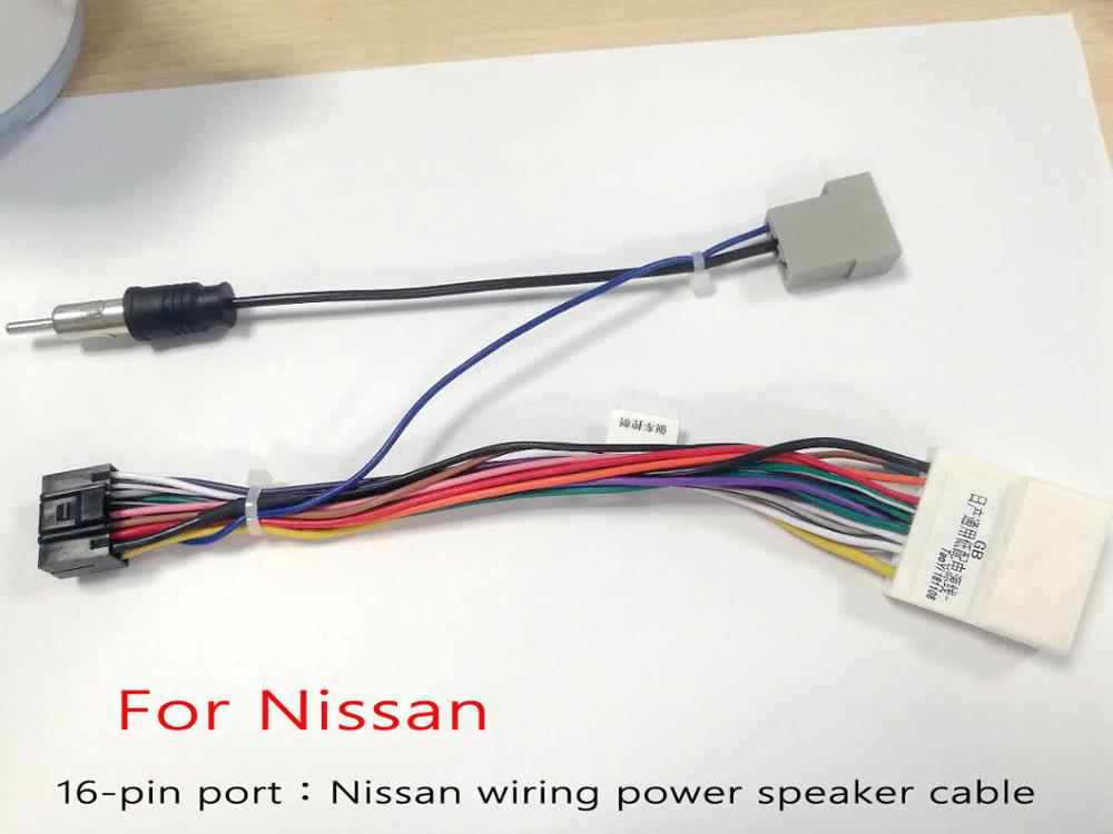 1din of 2din Android Power Kabel USB mic radio GPS HD multimedia speler accessoire voor Hoxiao Alidesheng Toyota Nissan ISO suzuki: Nissan
