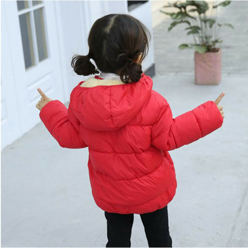 Emmababy Infant Kids Baby Boys Girls Hooded Coat Jacket Winter Toddler Thick Warm Outwear