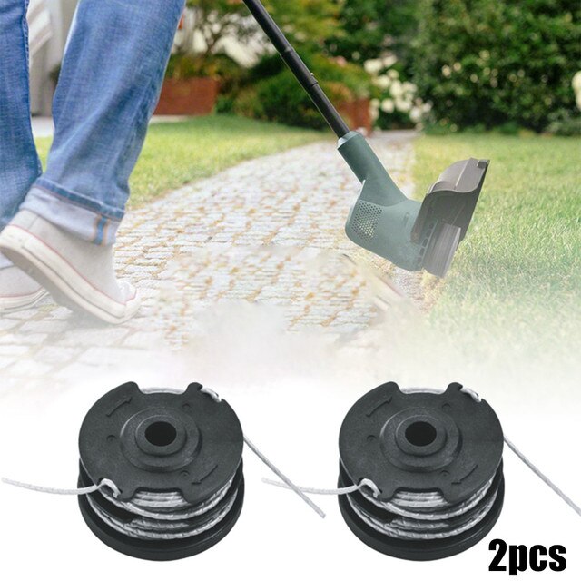 Cabezal de corte de nailon para cortacésped, cepillo cortador de césped, reemplazo de línea para accesorios de desbrozadora Bosch: 2PCS