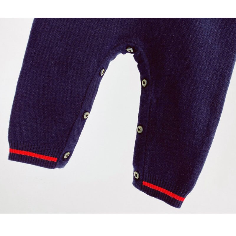 Roupas de bebê 6-24 mês camisola macacão primavera outono malha infantil roupas menino macacão de bebê meninas roupas