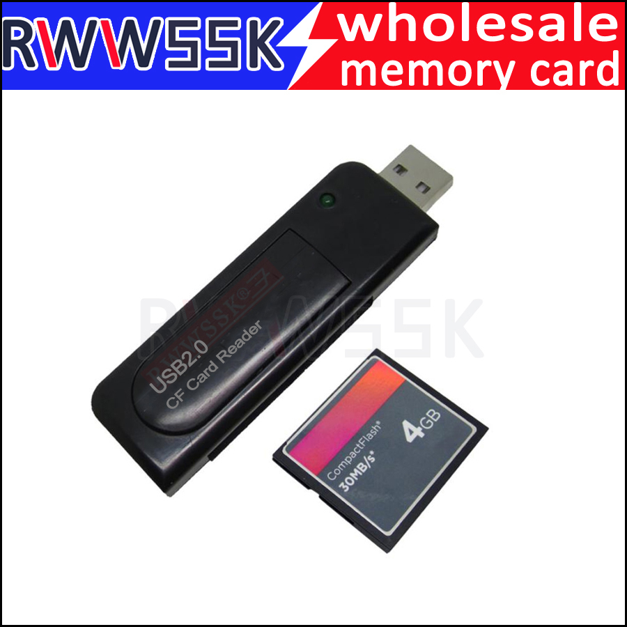 LED high speed CF Card reader Compact Flash USB 2.0 Card Reader for Machine tool PC Computer laptop CNC reader adapter