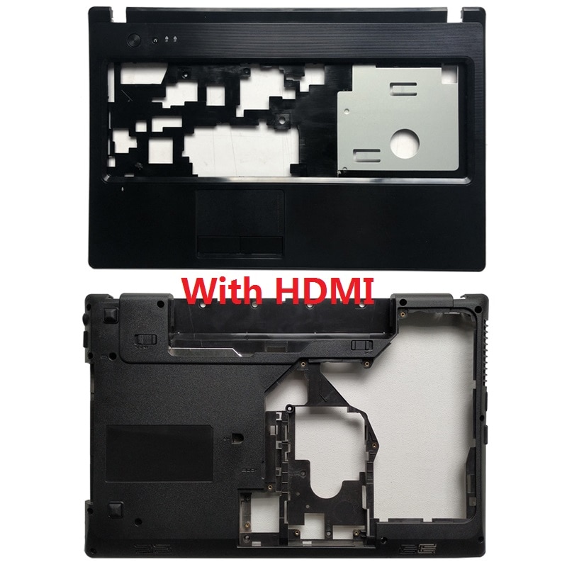 para Lenovo G570 G575 cubierta inferior y cubierta superior de reposamanos con Combo "HDMI"