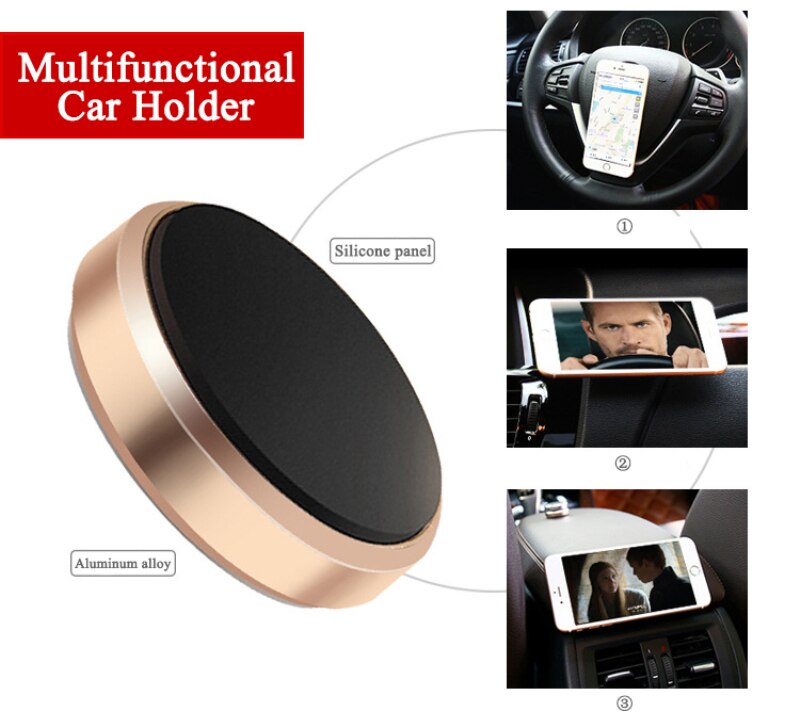 Magnetic Mobile Phone Holder Car Dashboard Mobile Bracket Cell Phone Mount Holder Stand Universal Magnet Wall Sticker