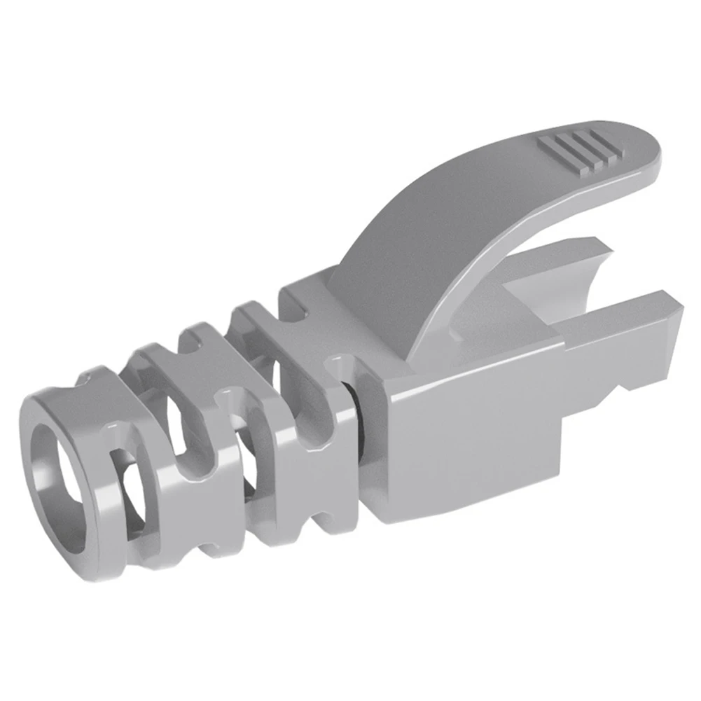 10-50Pcs CAT6 CAT5e Adapter Cap Ethernet Network Cable Connector Plugs RJ45 Caps Cat5 CAT6 Protective Sleeve Multicolour: Red / 0.6m