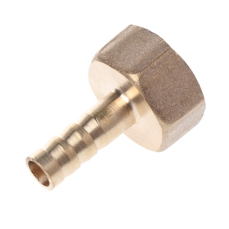 Brass Male/Female Thread 1/2" BSP to 8mm Barb Hose Coupler Connector Pagoda Joint