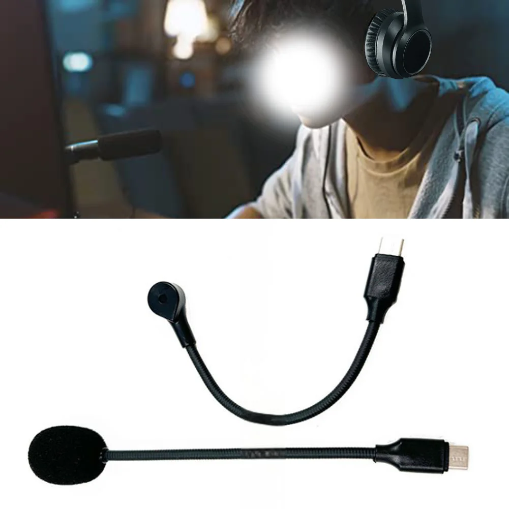 Omnidirectionele USB C-headsetmicrofoon Compatibel met smartphones en laptops Ideaal voor gamers en podcasts