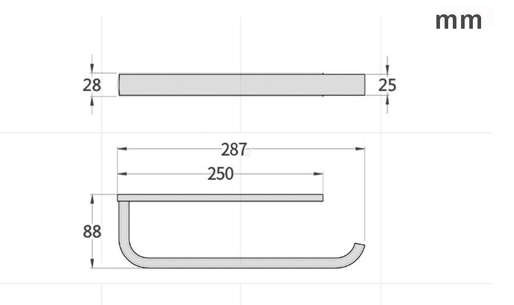 Towel Holder Copper Kitchen Bathroom Towel Holder For Towels Bar Rail Hanger Towel Rack