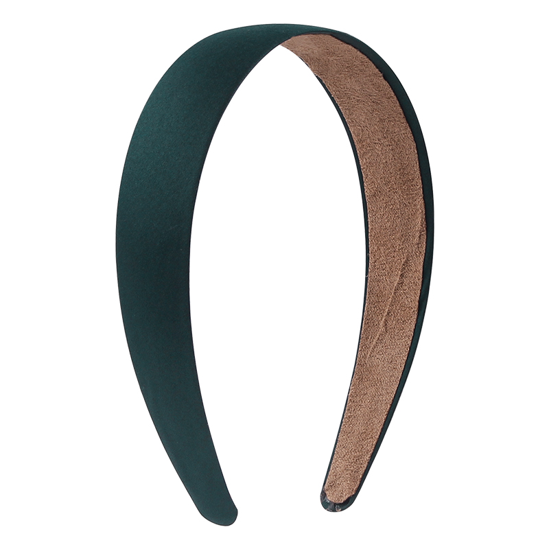 1 Pc Popular Lady Solid Satin Hair Band Plain Alice Headbands For Girls 1Inch Width Ribbon Headband Sales DIY Hair Accessori: Red