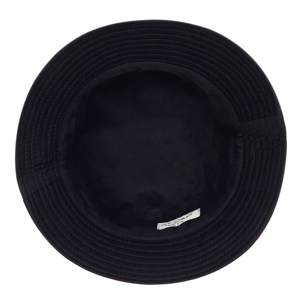 Simple Friends embroidery Bucket Hat Male Outdoor Fisherman Hats Women sun Bucket Caps Black Panama bucket hats