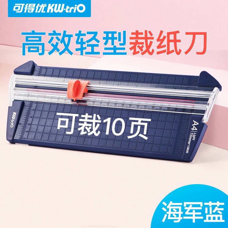 A4 Paper Cutting Machine Paper-Cutter Office Trimmer Scrapbook Blades for DIY Photo Paper Composite Paper 3830: 1 pc Navy Blue