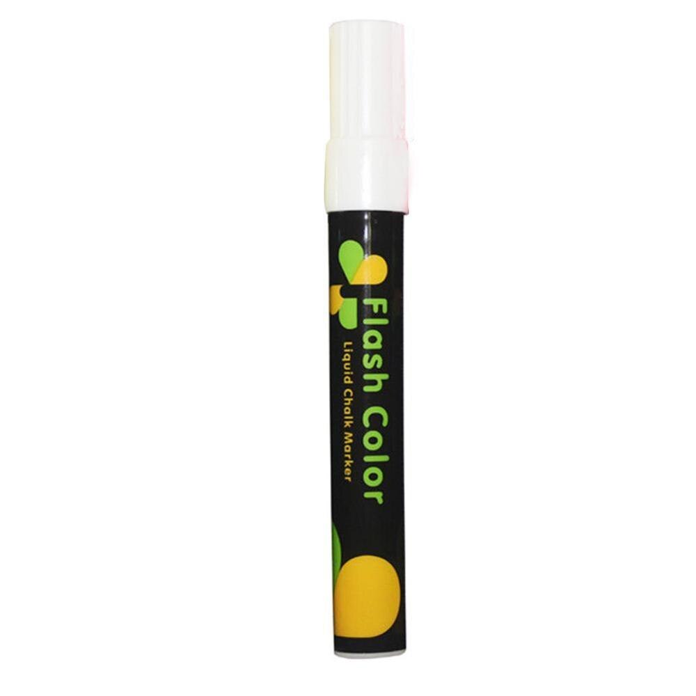 1PC Flash Color Erasable Highlighter For Fluorescent Plate Pens Liquid Chalk Marker Stationery: H