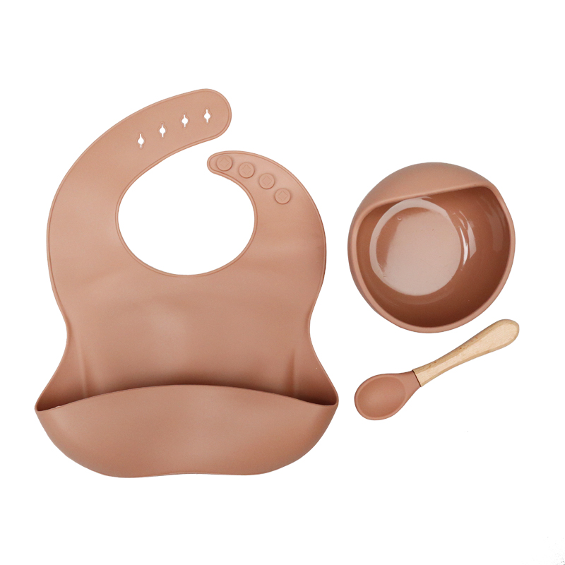 Ensemble de bol étanche et antidérapant pour bébé,1 pièce, produit en silicone et sans BPA, assiette, cuillère, vaisselle, alimentation,