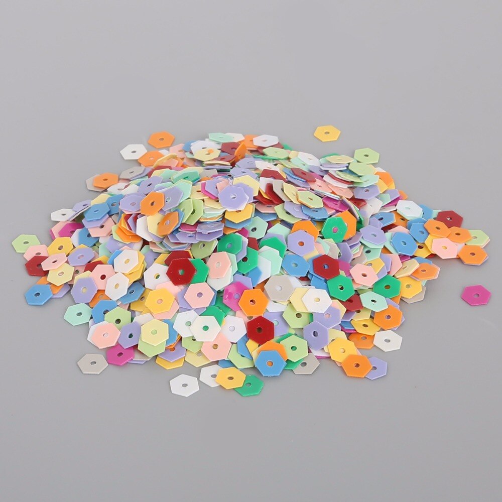 5/6/10/15mm 350-3200 stks Gemengde kleur Losse Sequin Voor Kleding Accssory DIY Craft Scrapbooking Wedding Sieraden Maken