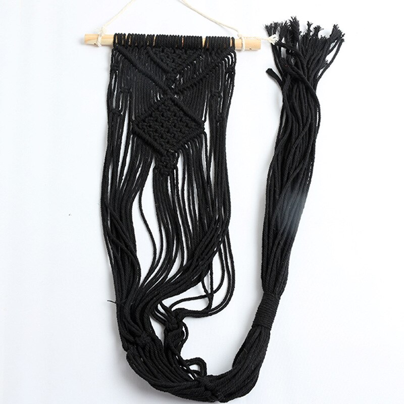 Macrame Plant Hangers Handgemaakte Indoor Outdoor Opknoping Planter Mand Katoenen Touw Muur Plant Houder Bloempot Huis Tuin Decor