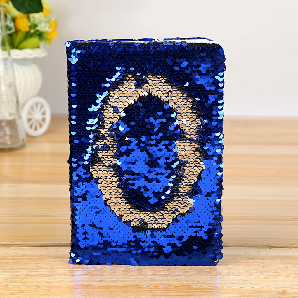 Sequins Diary Notebook Paper Glitter Notepad School Office Writing Stationery DIY Note Books 78 Sheets
