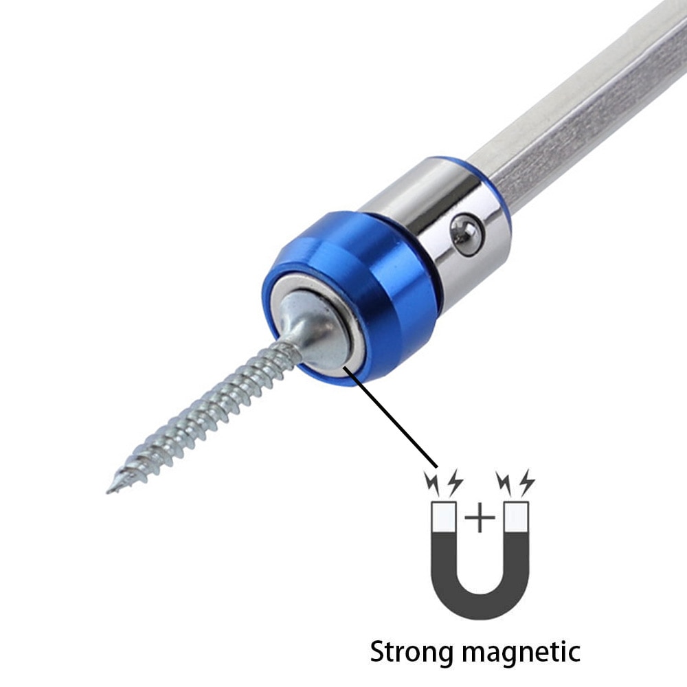Aluminiowy elektryczny pierścień magnetyczny pierścień magnetyczny wkrętaki antykorozyjny pierścień magnetyczny uniwersalna cewka Phillips wiertło