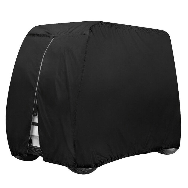 Waterproof Golf Cart Cover 4 Passenger Dustproof Storage for EZ Go Club Yamaha Black