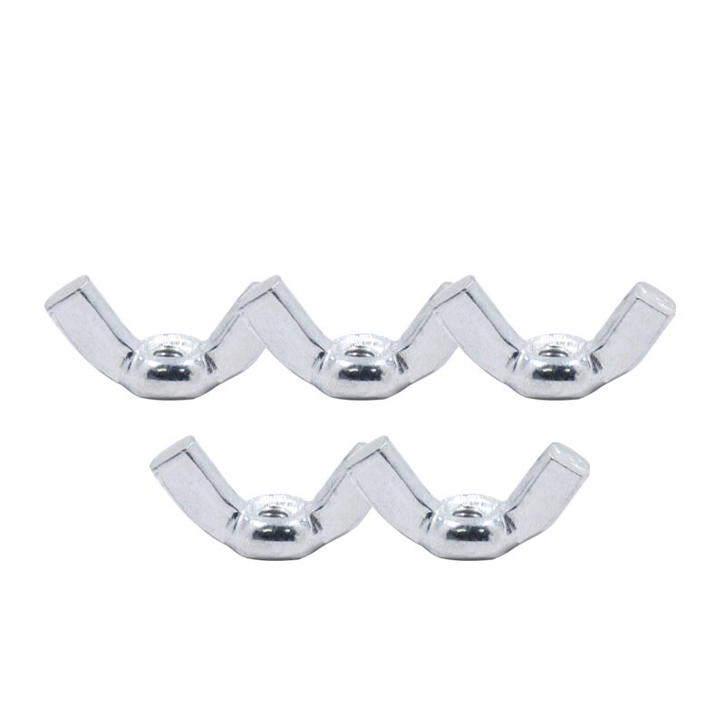 RAMPEN 10 stücke Buttetgly FlüGel Muttern Edelstahl M3 FlüGel Muttern Verzinkt Hand Straffen murmeln 3D Drucker Teile